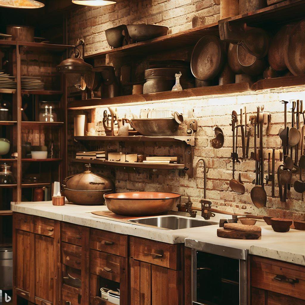 Warm and Nostalgic Rustic Kitchen Design