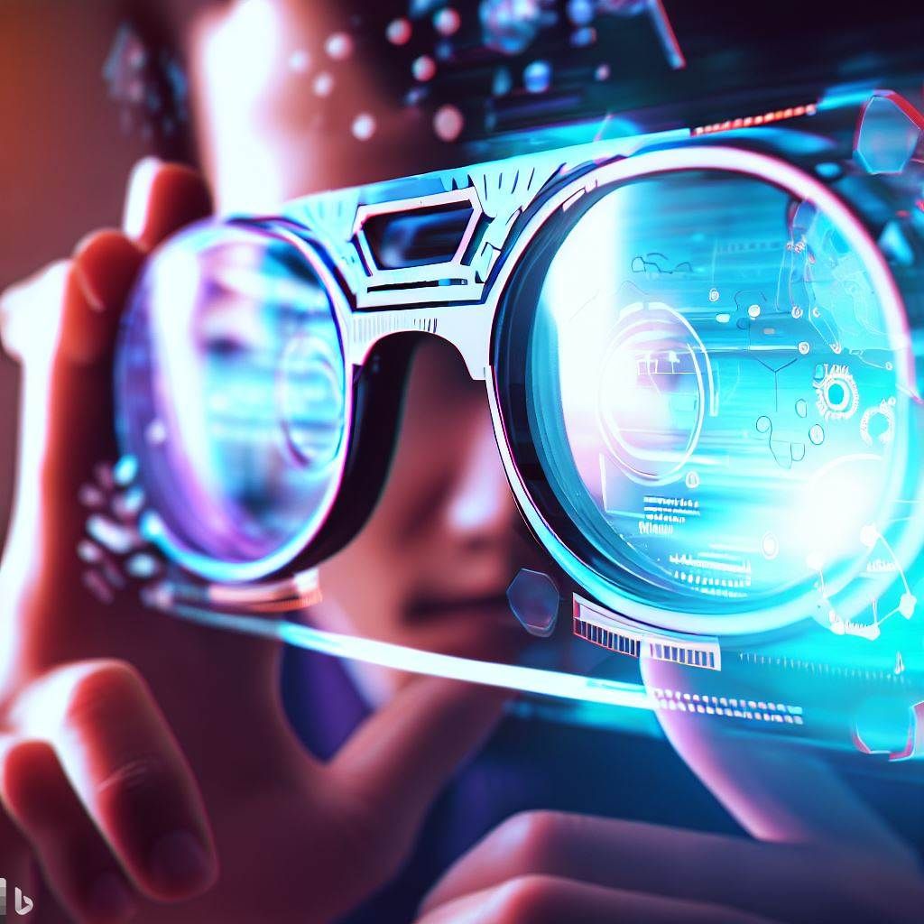 The future of alternative mobile technology is bright. (digital glasses)